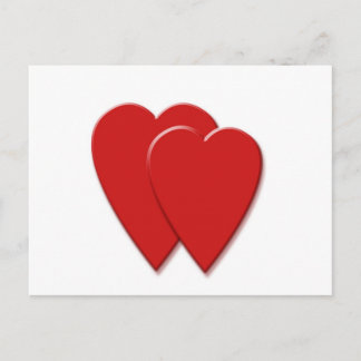 Cartão Postal 2 corações
