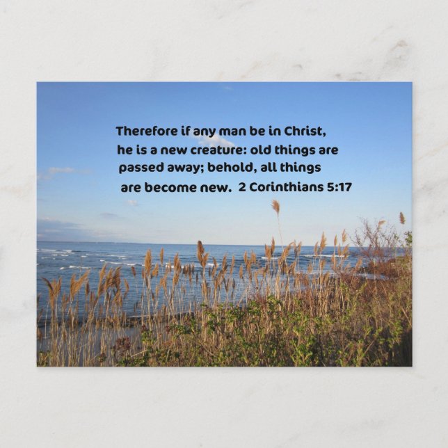 Cartão Postal 2 Corintianos 5:17 (Frente)