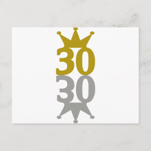 Cartão Postal 30-Crown-Refletion