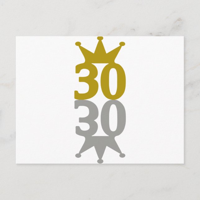 Cartão Postal 30-Crown-Refletion (Frente)