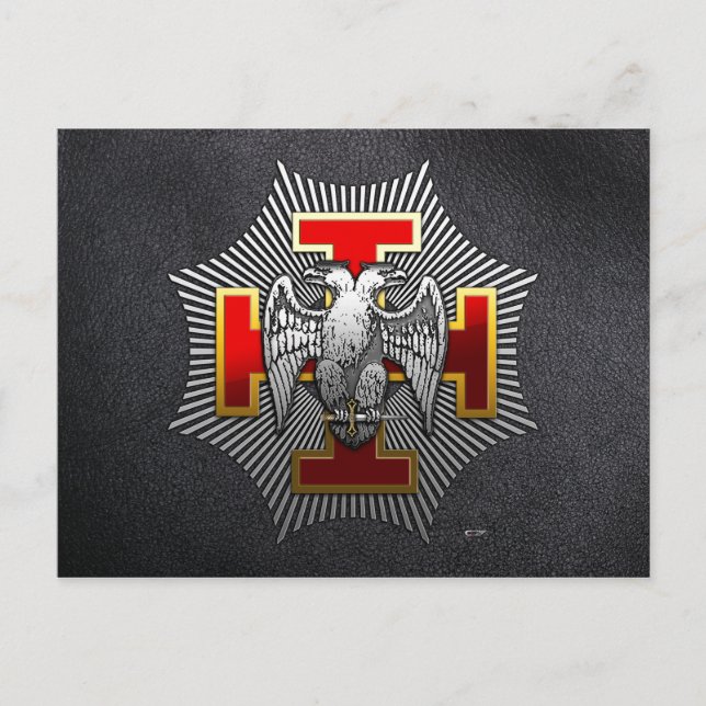 Cartão Postal 30: Knight Kadosh (Frente)