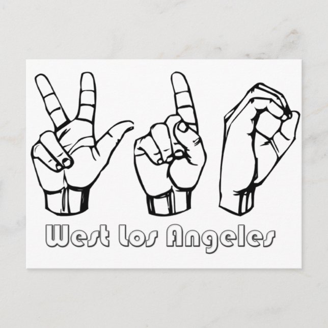 Cartão Postal 310- - West Los Angeles (Frente)