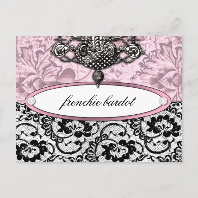 Cartão Postal 311 Frenchie Budoir (Frente)