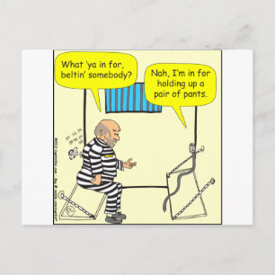 Cartão Postal 316 Belt na prisão