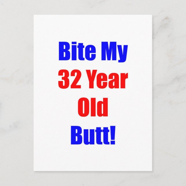 Cartão Postal 32 bits Meu Bumbum (Frente)