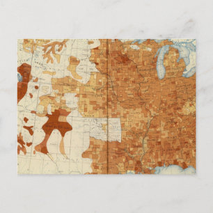 Cartão Postal 34 Proporção das denominações religiosas 1890