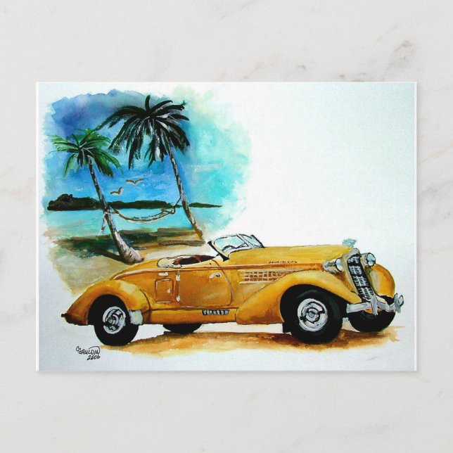 Cartão Postal '35 Auburn Classic (Frente)