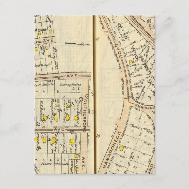 Cartão Postal 36-37 White Plains (Frente)