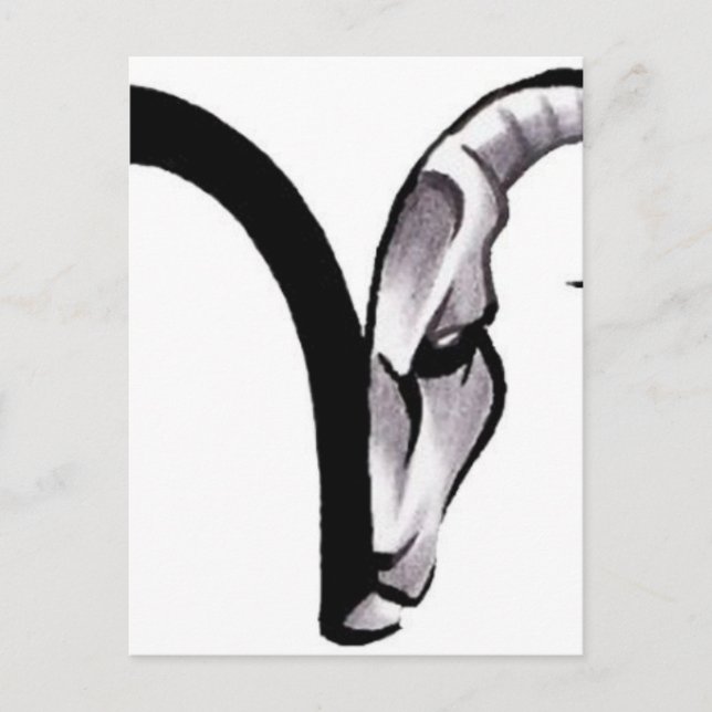 Cartão Postal 398ed2e311876f65315abc50c5e40934—aries-ram-tatuage (Frente)