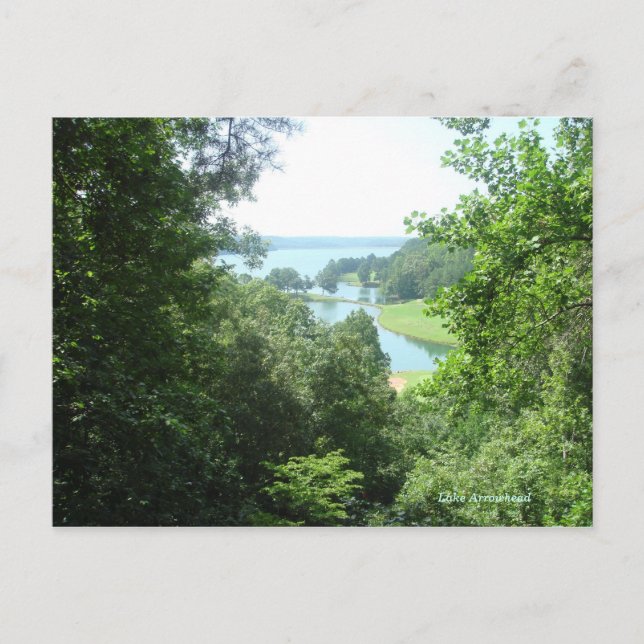 Cartão postal 3 do Lago Arrohead (Frente)