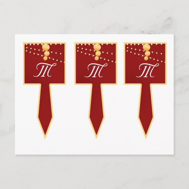 Cartão Postal 3 taças de bolo colhem lanternas de papel em chinê (Frente)