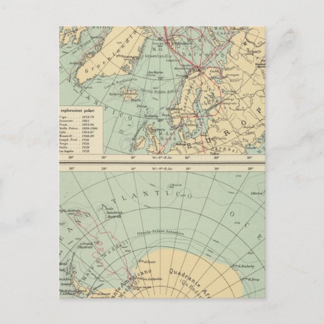 Cartão Postal 3 Terras Polares (Frente)