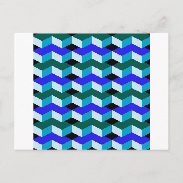 Cartão Postal 3d ilusão óptica (Frente)