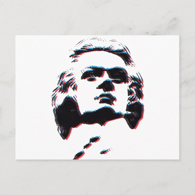 Cartão Postal 3d Mozart (Frente)