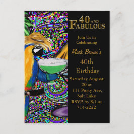 Cartão Postal 40º Aniversário 