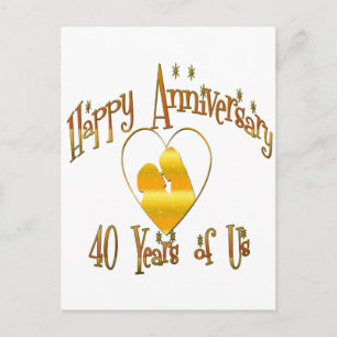Cartão Postal 40º. Aniversário