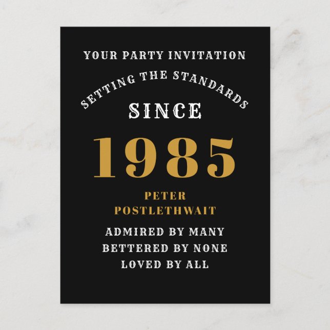 Cartão Postal 40º Aniversário 1985 Ouro Preto (Frente)