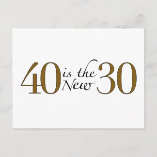 Cartão Postal 40 é o novo 30