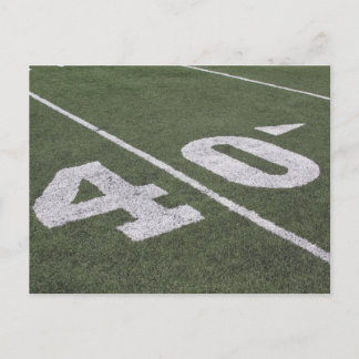 Cartão Postal 40 Yard Line Post Card