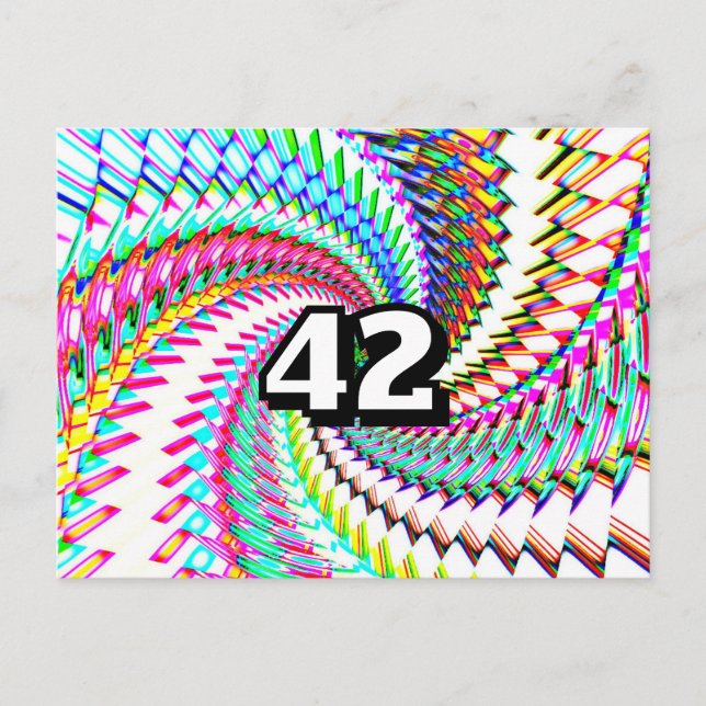Cartão Postal 42 (você pode mudar o número) (Frente)