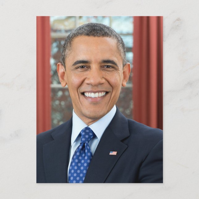 Cartão Postal 44 dos Estados Unidos Barack Obama (Frente)