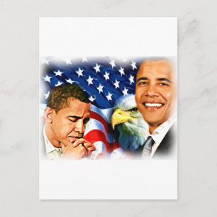 Cartão Postal 44 e 45º Presidente Barack Obama_