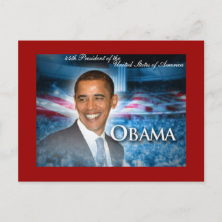 Cartão Postal 44 Presidente OBAMA