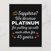 45º aniversário de casamento I - Casal Engraçado S