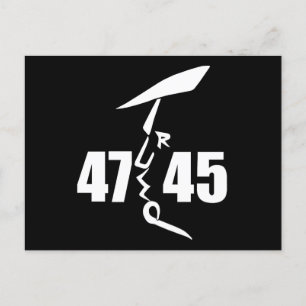 Cartão Postal 45 47 Trump