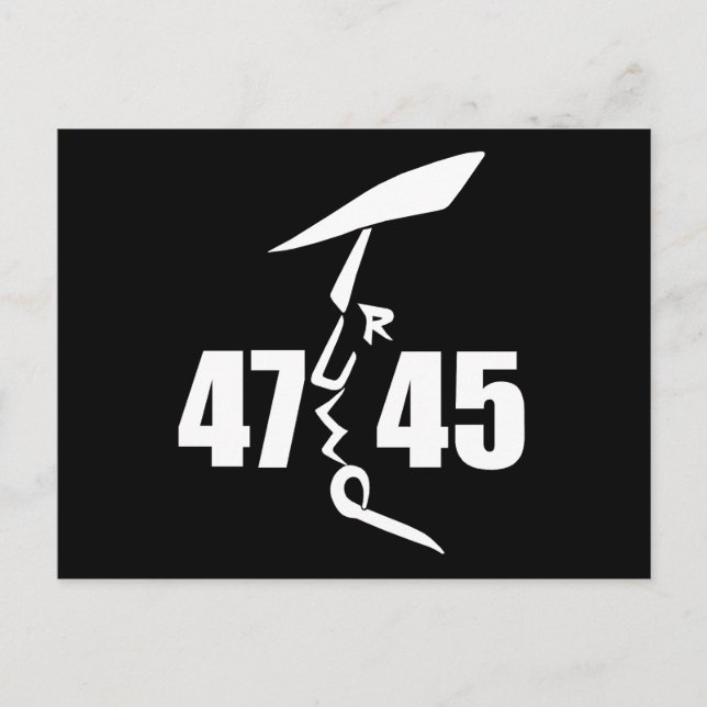 Cartão Postal 45 47 Trump (Frente)