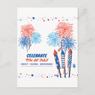 Cartão Postal 4 de julho