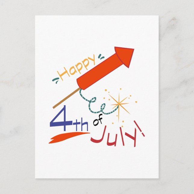 Cartão Postal 4 De Julho (Frente)