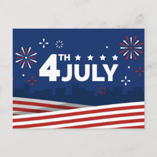 Cartão Postal 4 de Julho Dia da Independência