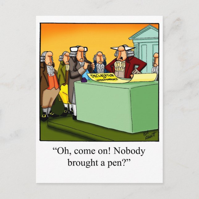 Cartão Postal 4 de julho Presente! (Frente)