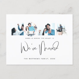 Cartão Postal 4 Foto Nova mudança de endereço inicial Anúncio