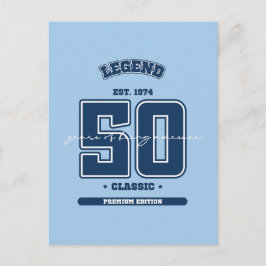 Cartão Postal 50º aniversário de 1974