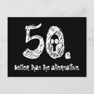 Cartão Postal 50º presente de aniversário