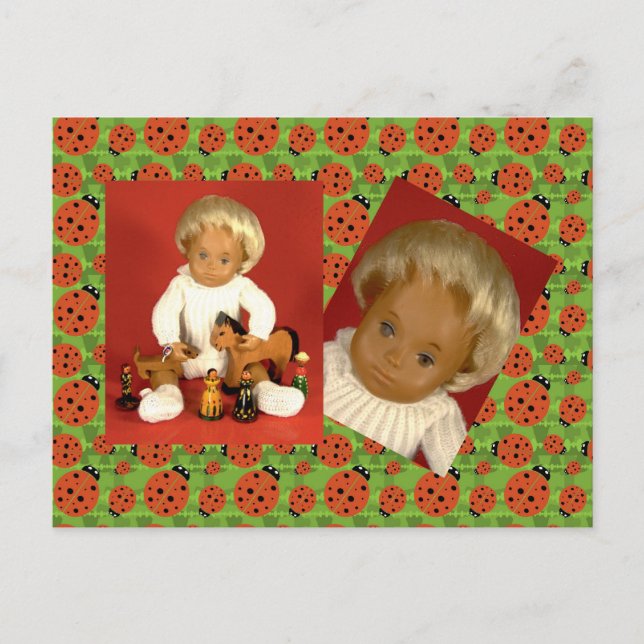 Cartão Postal 502 4 Bebê Wooly Postkarte (Frente)