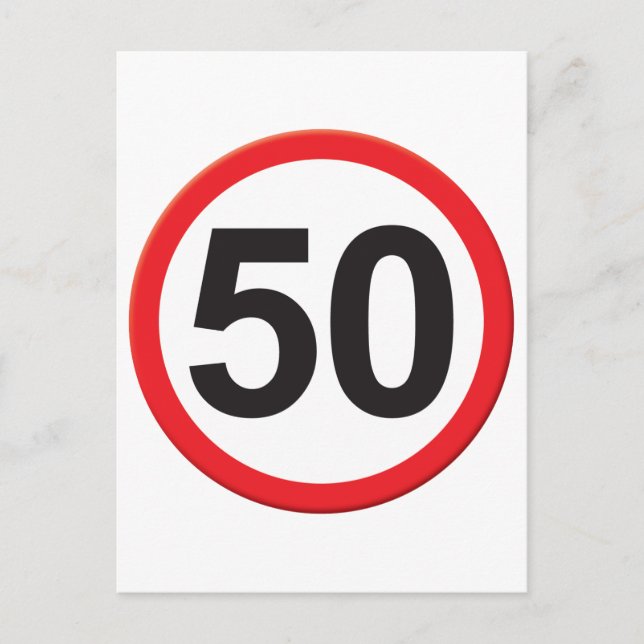 Cartão Postal 50 anos (Frente)