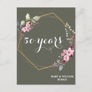 Cartão Postal "50 anos de sempre: um aniversário para lembrar"