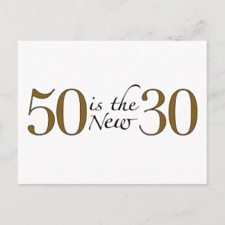 Cartão Postal 50 É O Novo 30