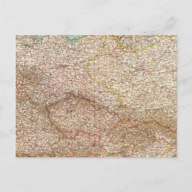 Cartão Postal 5152 Alemanha, Polônia, Checoslováquia (Frente)