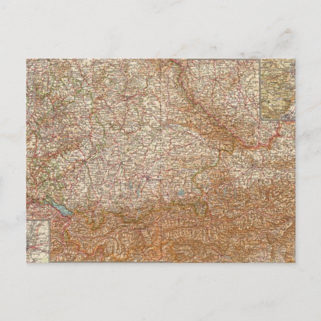 Cartão Postal 5657 Alemanha do Sul, Áustria (Frente)