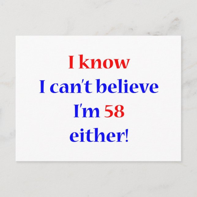 Cartão Postal 58 Ou (Frente)