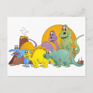 Cartão Postal 5 Amigos do Dinossauro