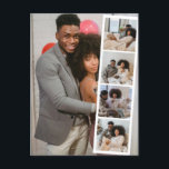 Cartão Postal 5 Foto Booth Modern Personalizada<br><div class="desc">Cartão postal Personalizado de Cinco Fotos,  Booth Moderno,  para que você personalize com suas próprias fotografias de Ricaso ALTERE AS FOTOS DE AMOSTRA PARA SUA PRÓPRIA</div>