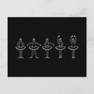 Cartão Postal 5 Posições de Ballet
