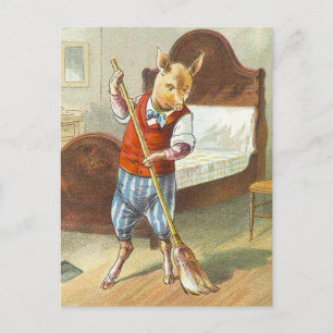 Cartão Postal 5 Suínos pequenos: O Porco Doméstico