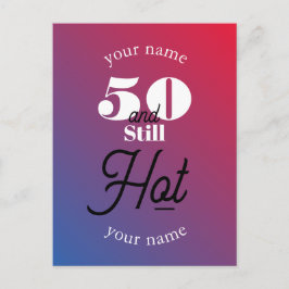 Cartão Postal 5O e ainda quente