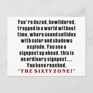 Cartão Postal 60º aniversário